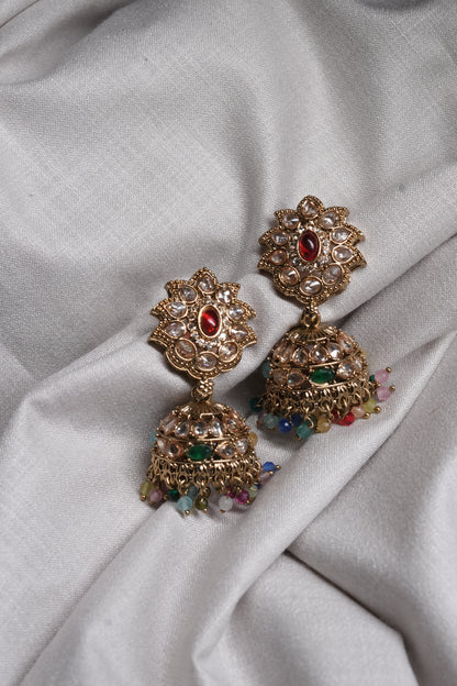 Royal Kundan Jhumka