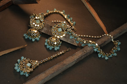 Meher Ocean Kundan Set