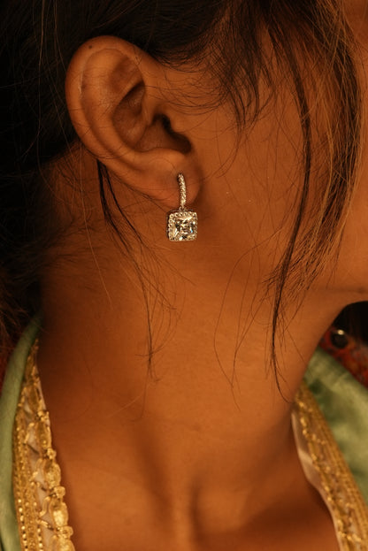 Square Drop Earrings