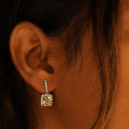 Square Drop Earrings