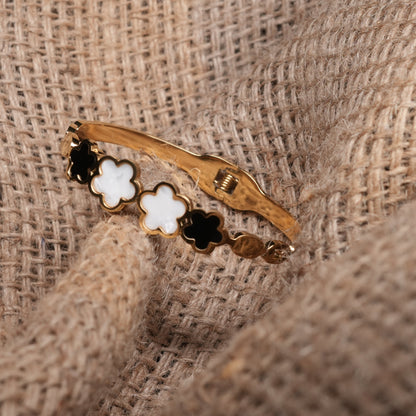 Floral Gold-plated Bracelet