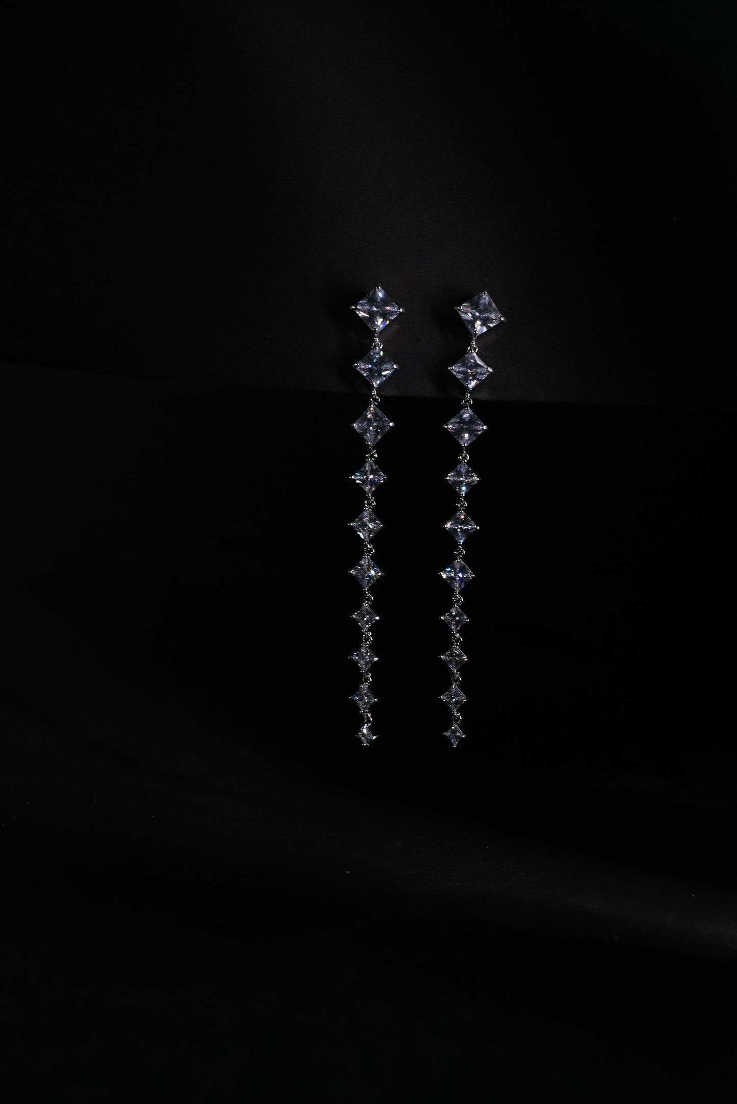 Crystal Cascade drop Earrings