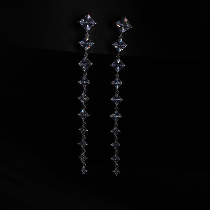 Crystal Cascade drop Earrings
