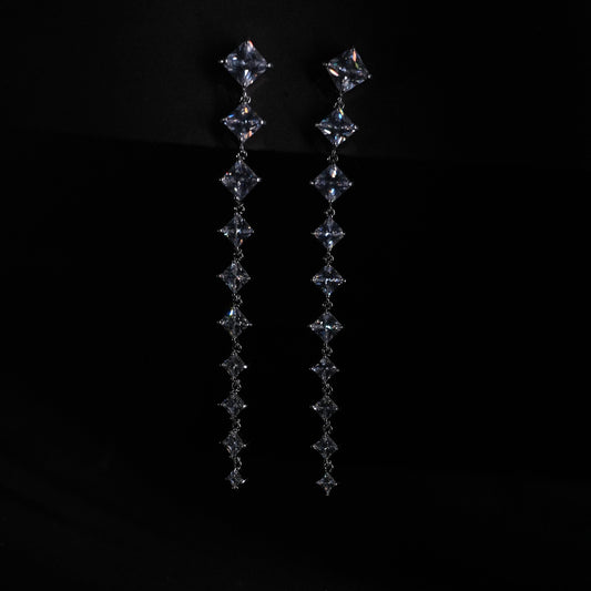 Crystal Cascade drop Earrings