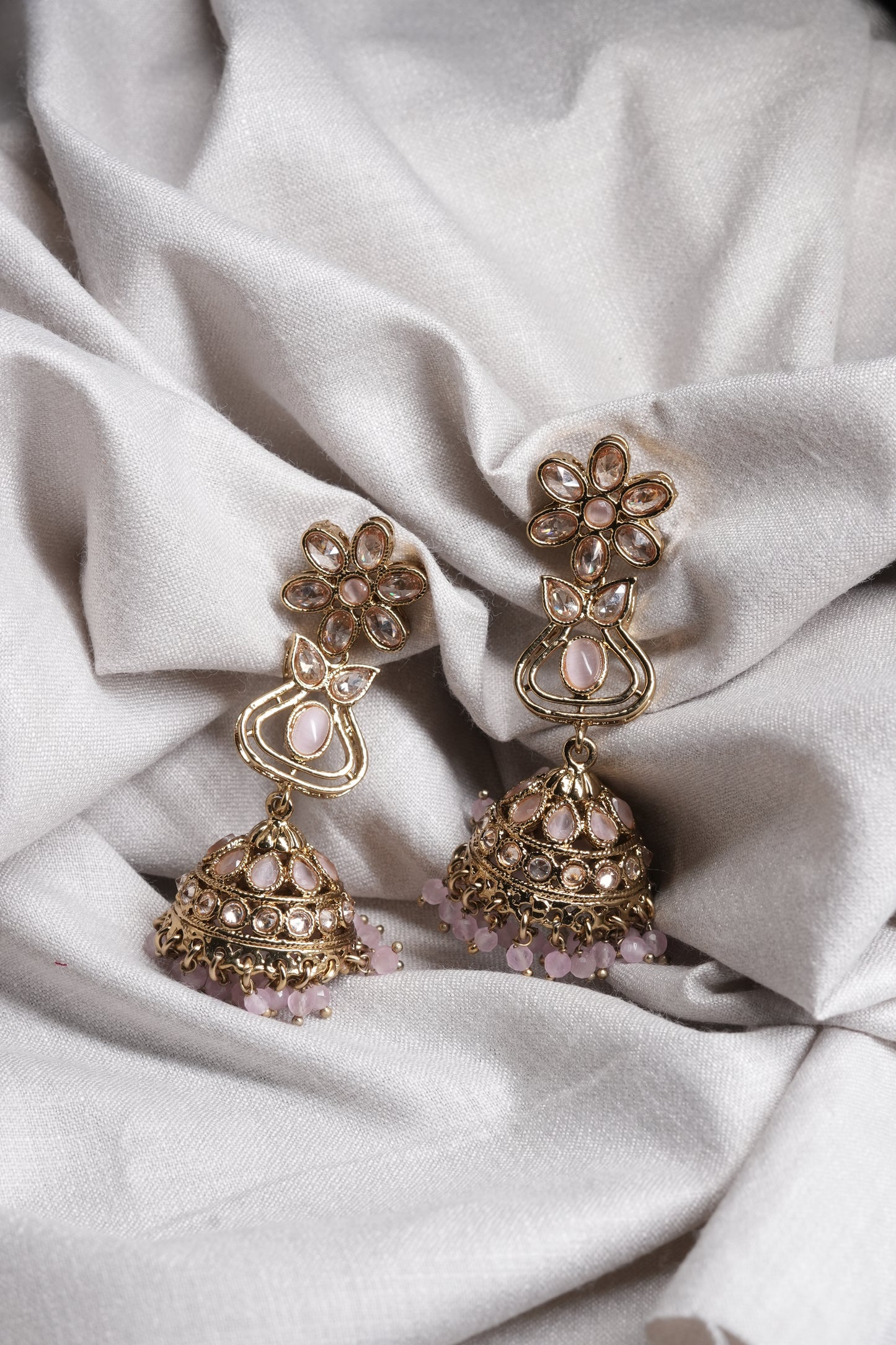 Floral Owl Jhumka